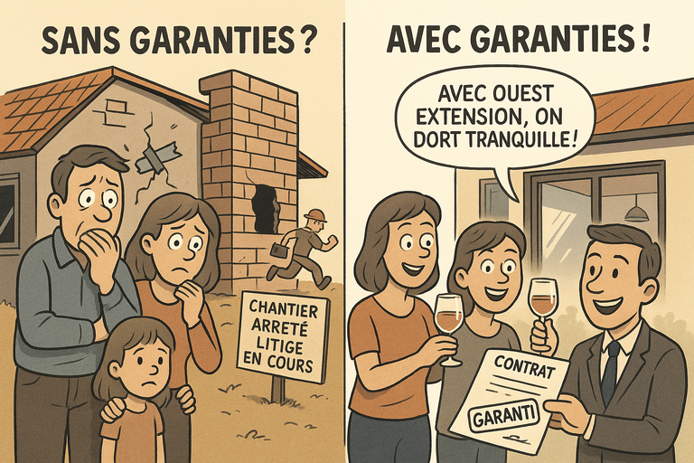 Garanties constructeur extension maison