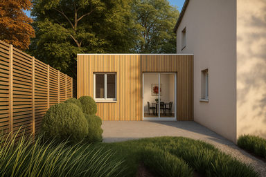 Extension en bois main Ille-et-Vilaine