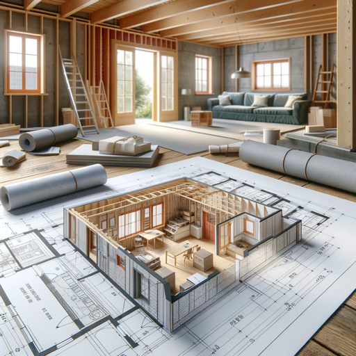 Simulation 3D d'une extension maison clé en main présentée sur tablette