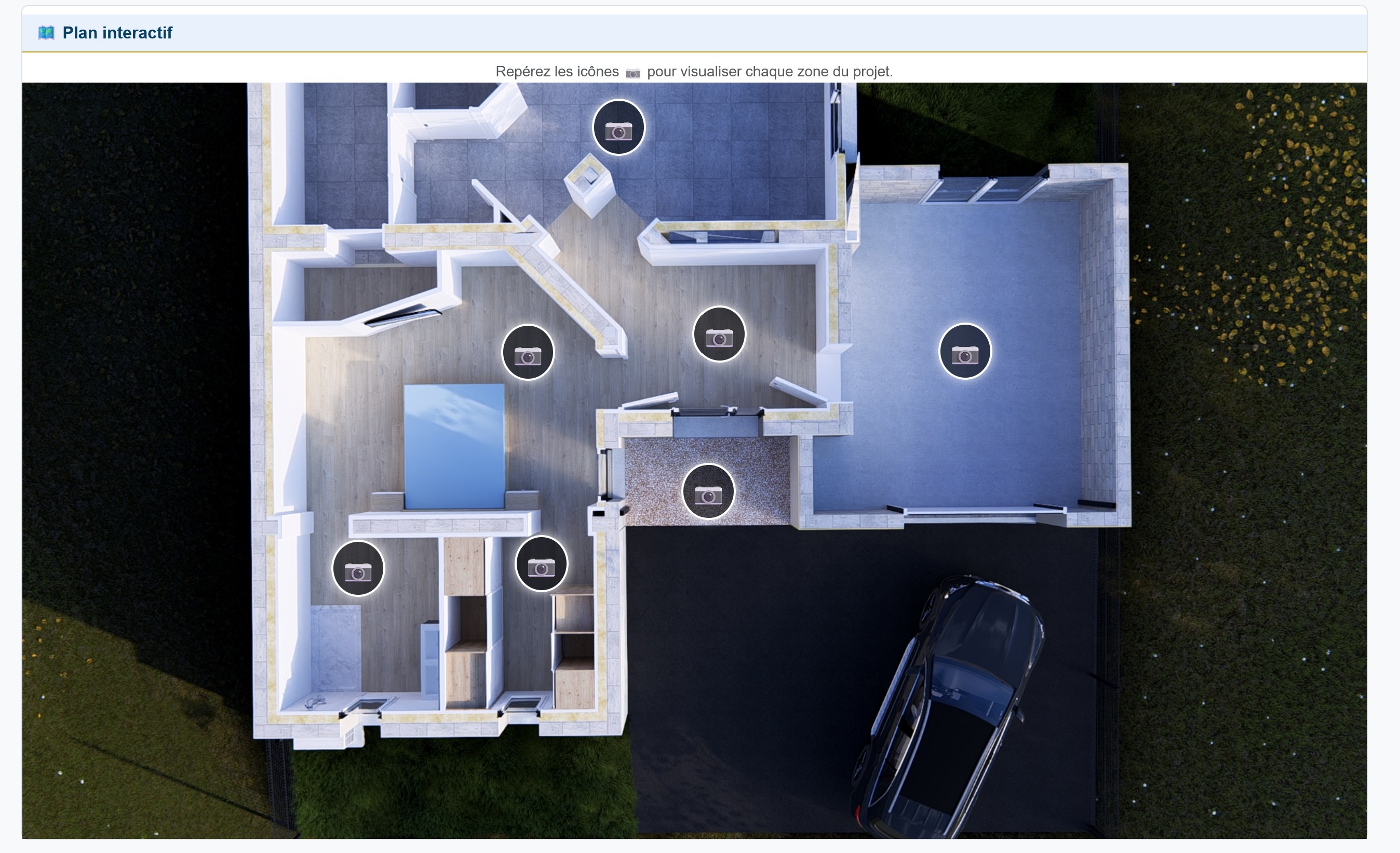 Présentation interactive projet extension maison 3D sur écran géant