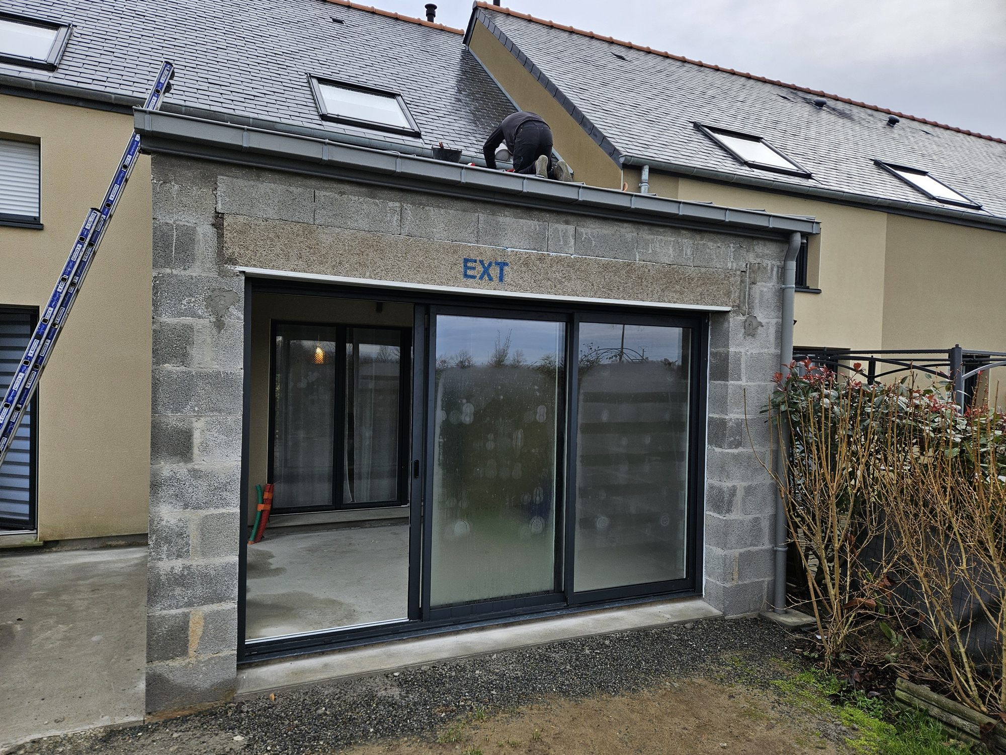 Extension maison bois Betton Ille-et-Vilaine