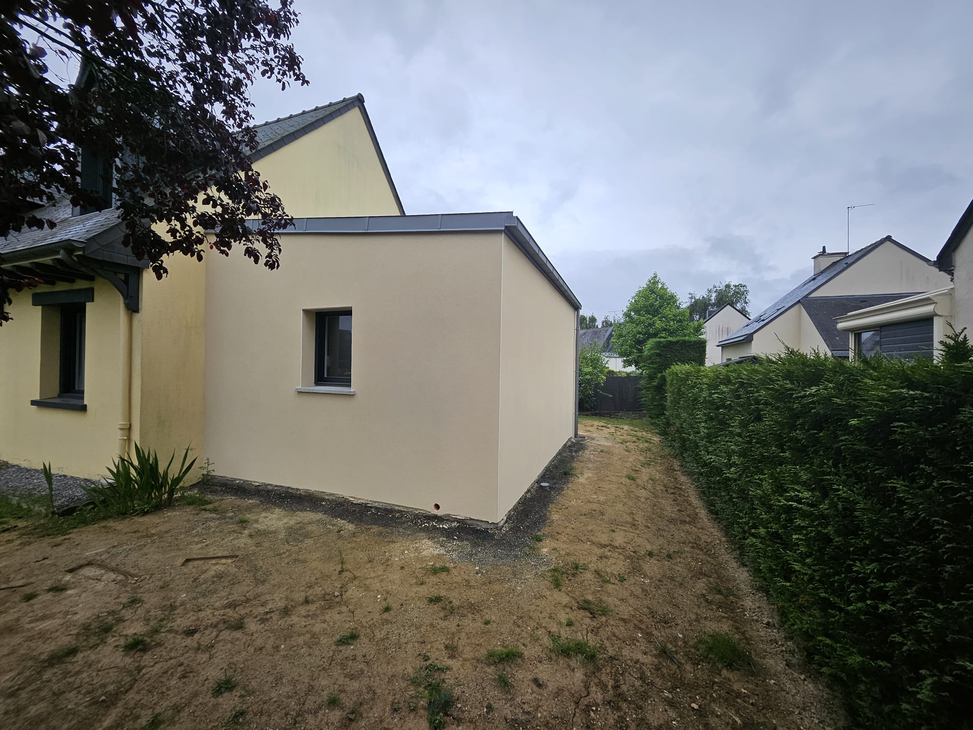 Extension en brique à gévezé